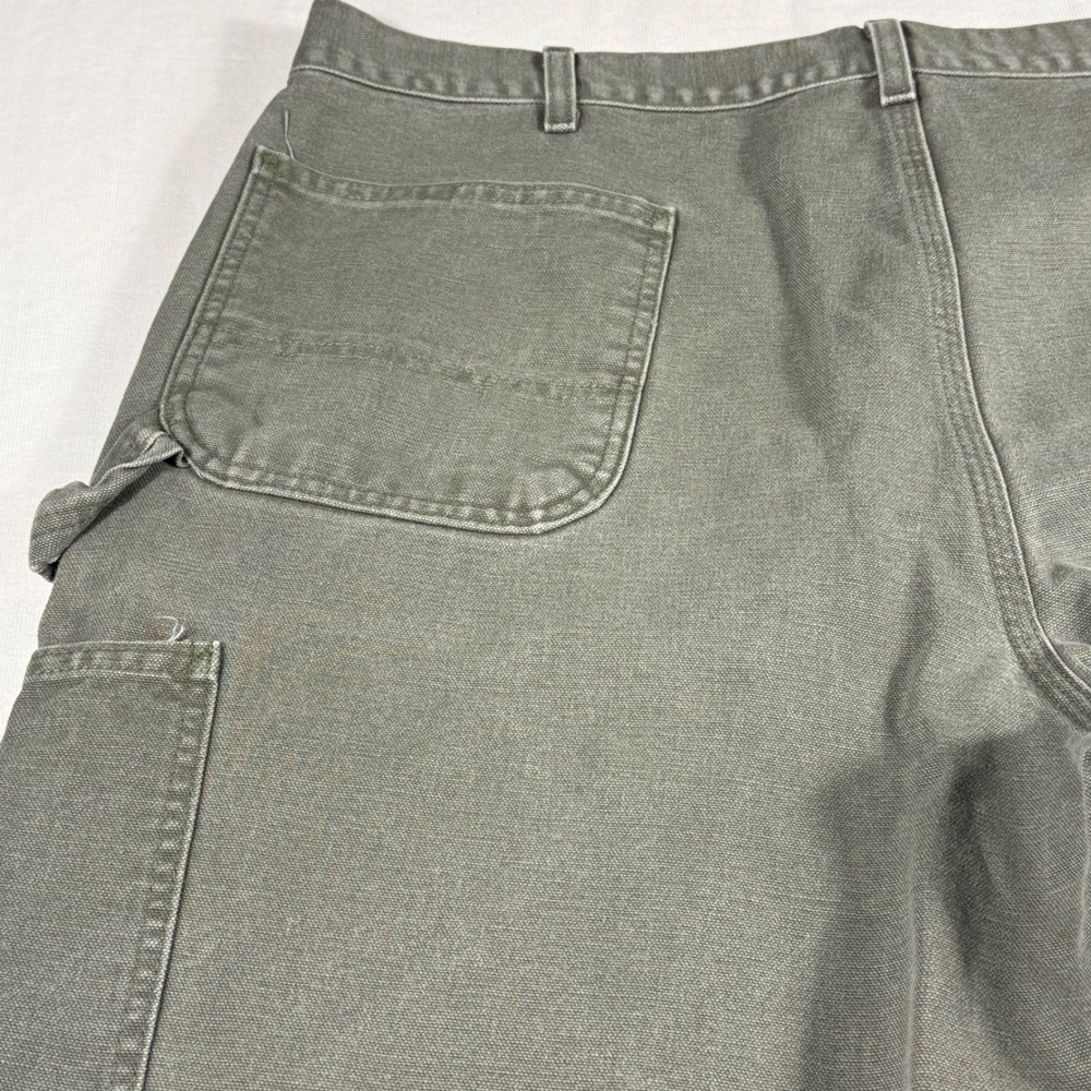 Carhartt Mens Grey Relaxed Fit Carpenter Pants 40x32 Work Utility Gorpcore - Picture 9 of 10